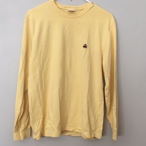 Brooks Brothers Yellow Long Sleeve T size Medium